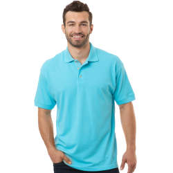 Blue Generation BG7204 Men's Superblend Short Sleeve Polo