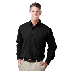 Blue Generation BG7210 Men's Long Sleeve Value Poplin Shirt