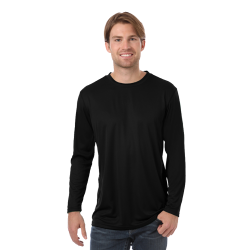Blue Generation BG7303 Adult Value Wicking Long Sleeve Tee