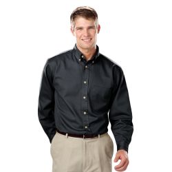 Blue Generation BG8213 Men's Long Sleeve 100% cotton twill Shirt