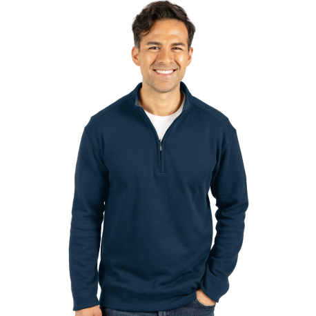 BG9305 Blue Generation BG9305 Adult Westport 1/4 Zip Pullover NAVY