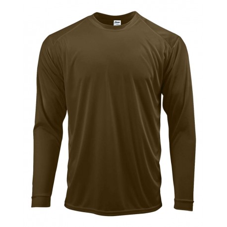 210 Paragon 210 Long Islander Performance Long Sleeve T-Shirt COYOTE BROWN