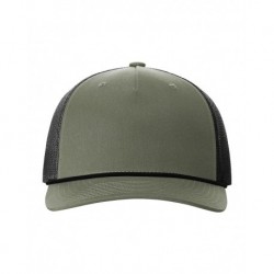 Richardson 112FPR Five-Panel Trucker with Rope Cap