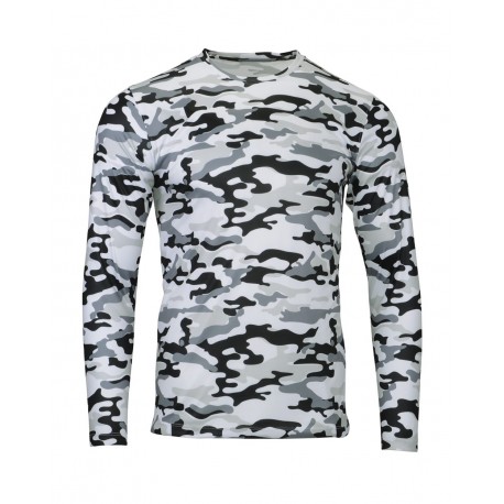 238 Paragon 238 Woodland Performance Long Sleeve T-Shirt Arctic Camo