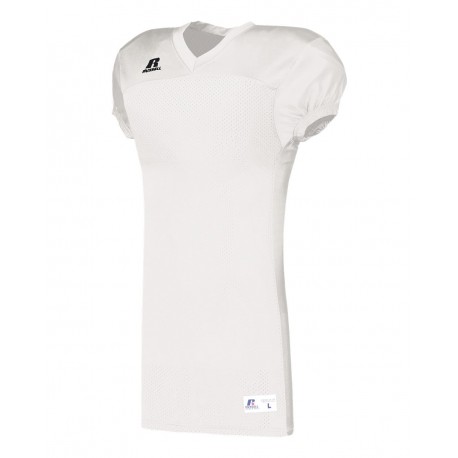 S8623W Russell Athletic S8623W Youth Jersey With Side Inserts WHITE