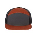 168 Richardson Charcoal/ Burnt Orange/ Black