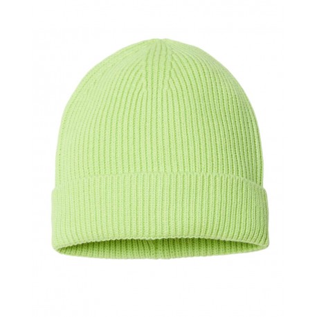 ANDY Atlantis Headwear ANDY Sustainable Fine Rib Knit ACID GREEN