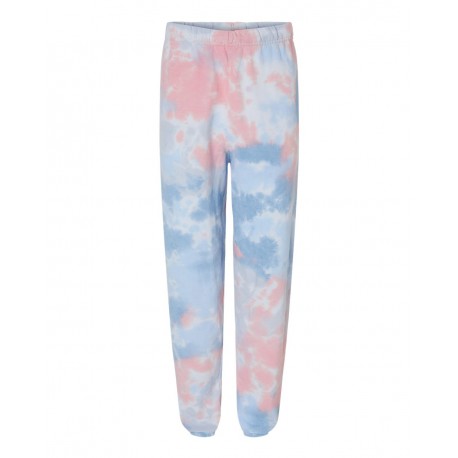 973VR Dyenomite 973VR Dream Tie-Dyed Sweatpants Coral Dream