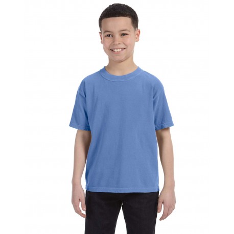C9018 Comfort Colors C9018 Youth Midweight T-Shirt FLO BLUE