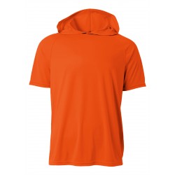 A4 NB3408 Youth Short Sleeve Hooded Tee