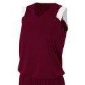 NW2340 A4 MAROON WHITE