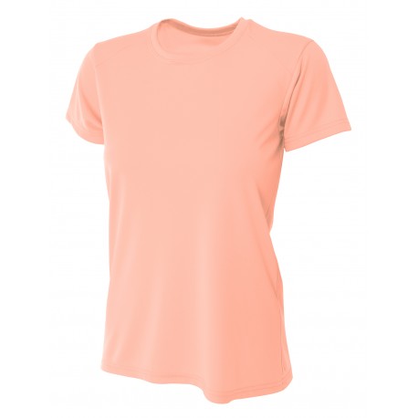 NW3201 A4 NW3201 Women's Cooling Performance Crew SALMON