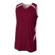 N2372 A4 MAROON WHITE