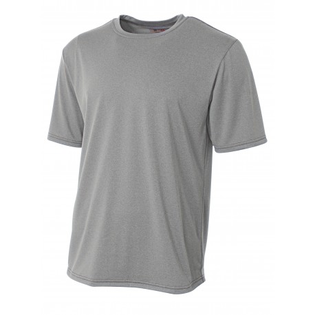 N3381 A4 N3381 Men's Topflight Heather Tee ATHLETIC HEATHER