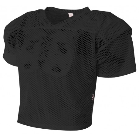 N4190 A4 N4190 Men's Large Porthole Practice Jersey BLACK