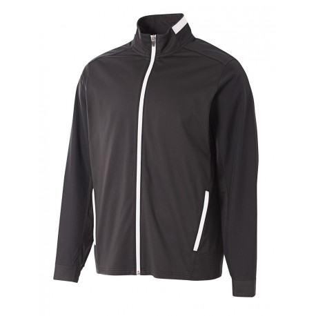 N4261 A4 N4261 Men's League Full Zip Jacket BLACK/WHITE