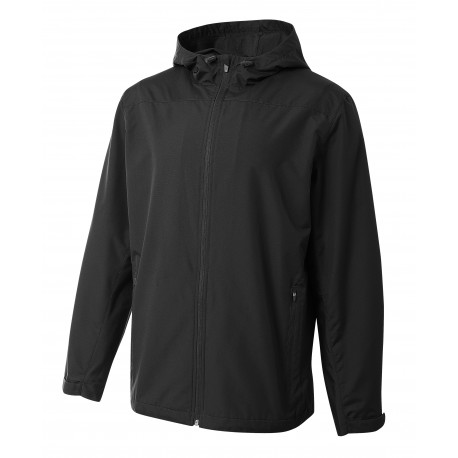 N4264 A4 N4264 Men's Full Zip Force Windbreaker Jacket BLACK