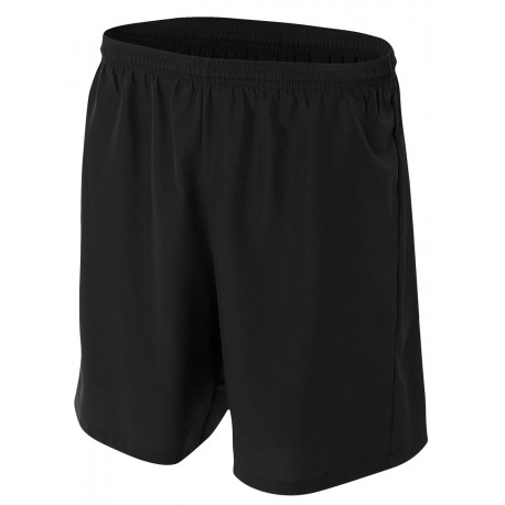 N5343 A4 N5343 Men's Woven Soccer Short BLACK