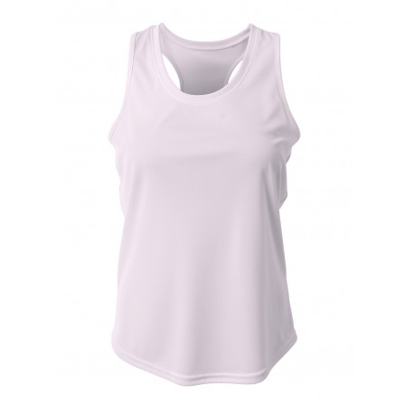 NW1179 A4 NW1179 Women's Athletic Racerback Tank WHITE