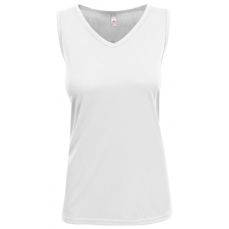 NW2502 A4 NW2502 Women's Sprint Athletic Tank WHITE