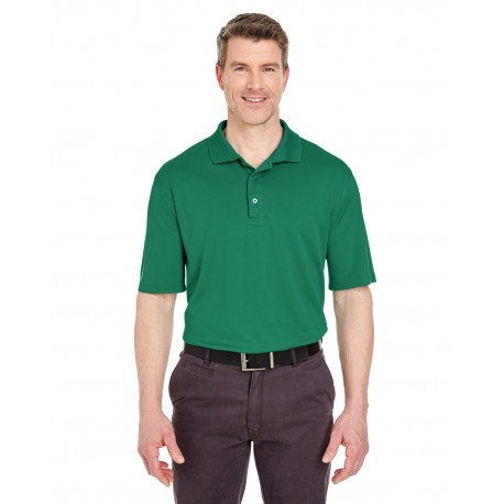 8405T UltraClub 8405T Men's Tall Cool & Dry Sport Polo FOREST GREEN