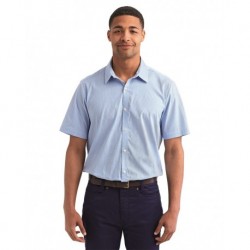 Artisan Collection by Reprime RP221 Microcheck Gingham Cotton Shirt