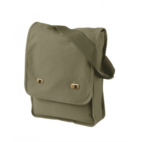 1902 Authentic Pigment 1902 Pigment -Dyed Canvas Field Bag GOLDENROD