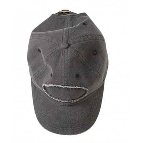 1917 Authentic Pigment 1917 Pigment-Dyed Raw-Edge Patch Baseball Cap DENIM