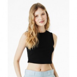 BELLA + CANVAS 1013 Women's Micro Rib Muscle Crop Tank