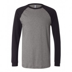 BELLA + CANVAS 3000 Long Sleeve Jersey Baseball Tee