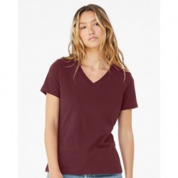 BELLA + CANVAS 6405 Women's Relaxed Jersey V-Neck Tee