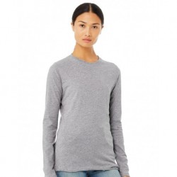 BELLA + CANVAS 6500 Women's Jersey Long Sleeve Tee