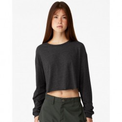 BELLA + CANVAS 6501 FWD Fashion Women's Crop Long Sleeve Tee
