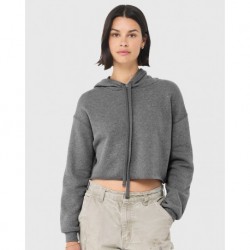 BELLA + CANVAS 7502 Women's Crop Fleece Hoodie