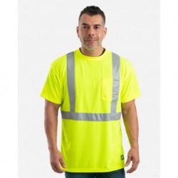 Berne Apparel HVK012 Hi-Vis Class 2 Performance Pocket T-Shirt