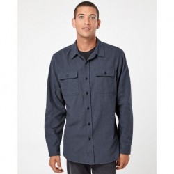 Burnside 8200 Solid Long Sleeve Flannel Shirt