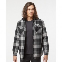 Burnside 8620 Quilted Flannel Hooded Jacket