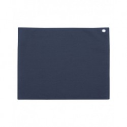 Carmel Towel Company C1518GH Velour Hemmed Towel with Grommet & Hook