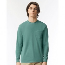 Comfort Colors 4410 Garment-Dyed Heavyweight Long Sleeve Pocket T-Shirt