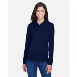 CORE365 78192 Women's Pinnacle Performance Long Sleeve Pique Polo