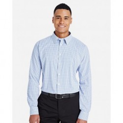Devon & Jones DG540 CrownLux Performance Micro Windowpane Woven Dress Shirt