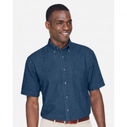Harriton M550S Denim Shirt