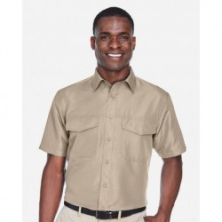 Harriton M580 Key West Short Sleeve Performance Staff Shirt