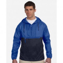 Harriton M750 Packable Hooded Nylon Jacket