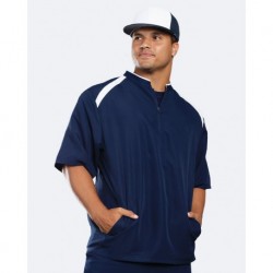 Holloway 229581 Clubhouse Short Sleeve Quarter-Zip Pullover