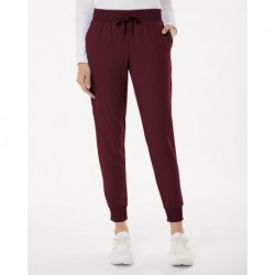 Jaanuu W20003P Women's Silex Knit-Waist Scrub Joggers - Petite Sizes