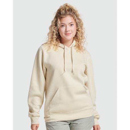 700MR JERZEES 700MR Eco Premium Blend Ring-Spun Hooded Sweatshirt BLUSH PINK