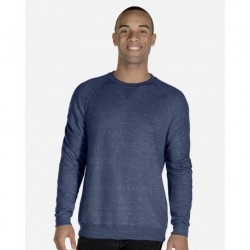 JERZEES 91MR Snow Heather French Terry Crewneck Sweatshirt