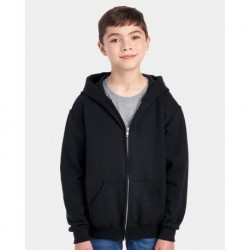 JERZEES 993BR NuBlend Youth Full-Zip Hooded Sweatshirt