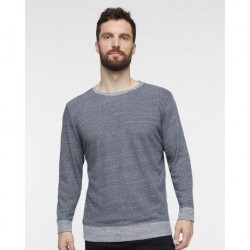 LAT 6965 Harborside Melange French Terry Pullover